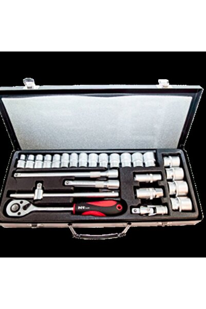 NTTolls Nt Tools Ncset12 26Pcs 1/2" Six Corner Cr-V Socket Set