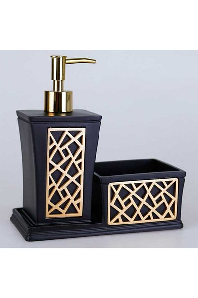 Selim Дозатор за течен сапун Black Gold - Mirage Kitchen