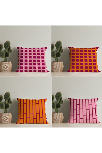 LadiesHome 4-частинний чохол для подушки з двостороннім цифровим принтом, спеціального дизайну