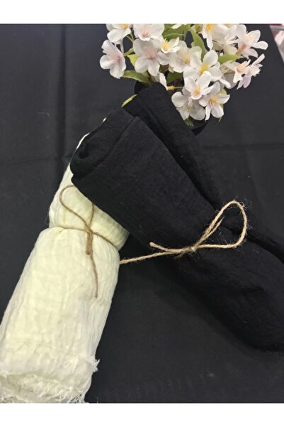 şehri şal Bürümcük Şal 2’li Siyah-krem(SOFT SARI)