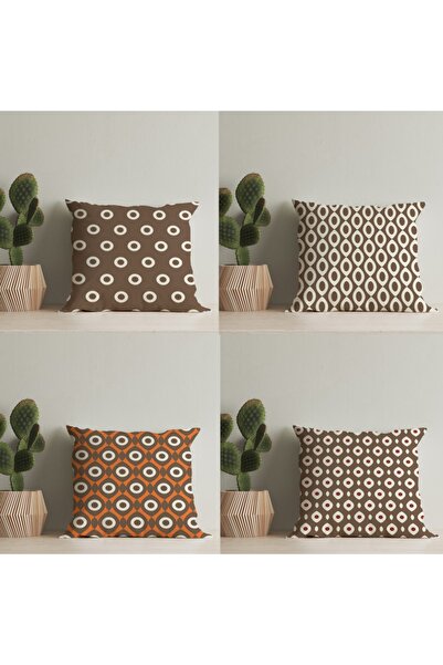 LadiesHome 4 bucăți de huse pentru perne digitale cu design special, cu două ...