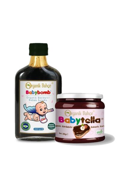 Organik Bahçe Baby Boom Şurup (260 Gr) + Babytella Fındık Kreması (350 Gr)