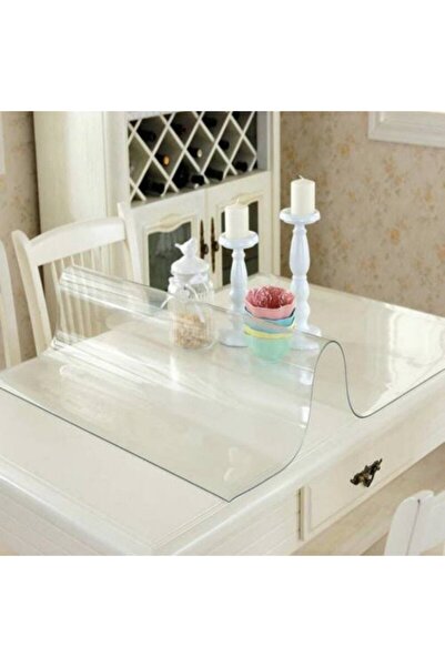 NYK HOME قماش طاولة سميك شفاف PVC 70 سم 80 سم 90 سم 100 سم 120 سم