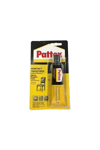Pattex Contact Metal Plastik Cam Yapıştırıcı Şeffaf 50 Gr