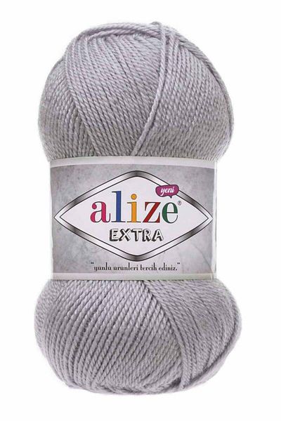 Alize Extra Hand Knitting Yarn Grey - Bernam Butik 052