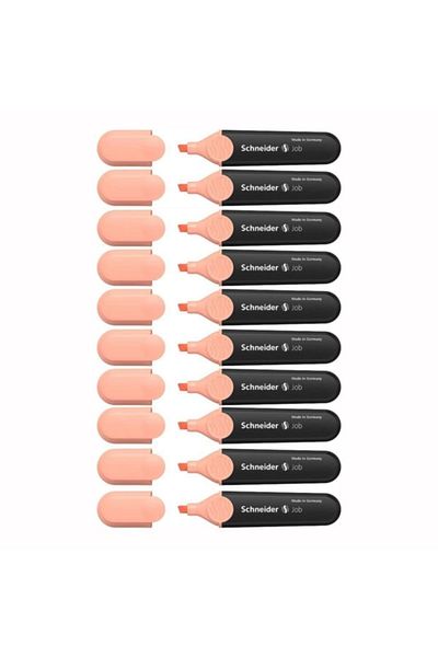 SCHNEIDER Job Highlighter Pastel Peach (10 PACK)