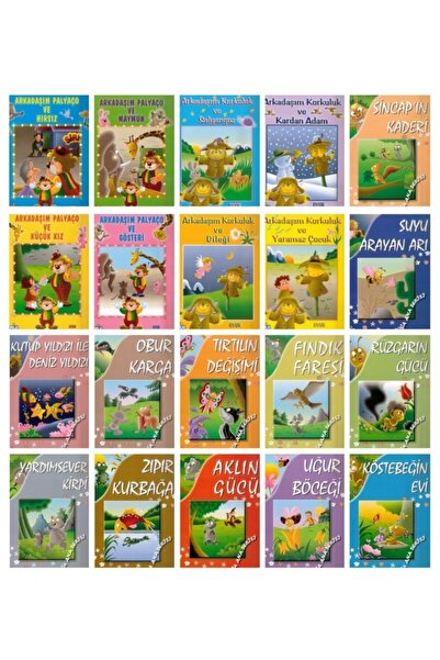 Polat Kitapçılık Polat 1. Sınıf Hikaye Seti 20 Kitap Büyük Boy