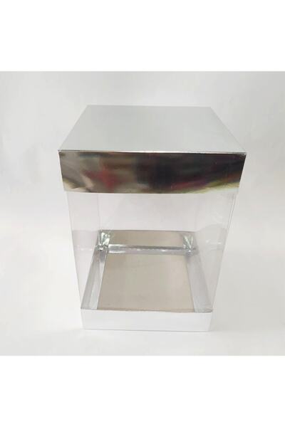 kadir kutu 20x20x30 Gümüş Kutu 1'li