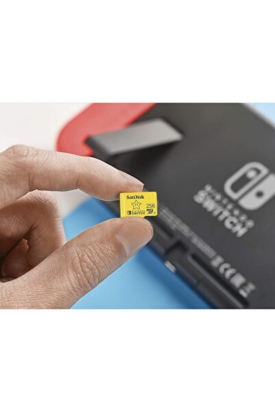 SanDisk 256gb Nintendo Switch Lisanslı Hafıza Kartı Mario Edition 256 Gb