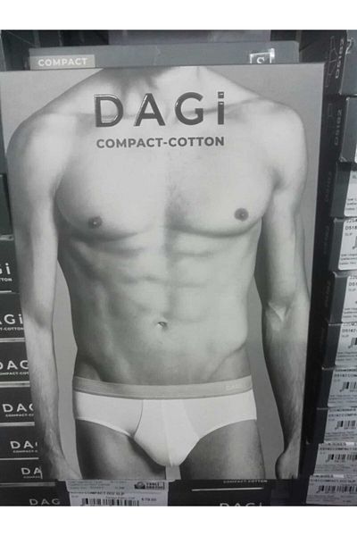 Dagi Ανδρικό πακέτο 3 τεμαχίων Compact-βαμβακερό slip