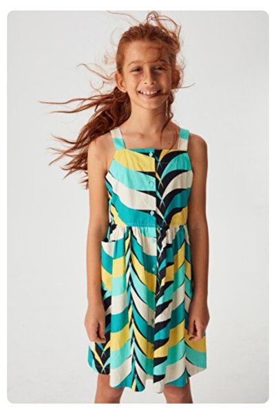 nk kids فستان كتان للفتيات من Limi