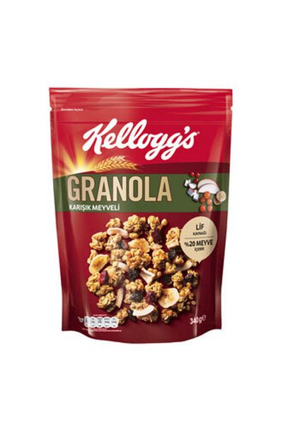 Kellogg's Granola with Mixed Fruit 340 gr * 5 Pieces