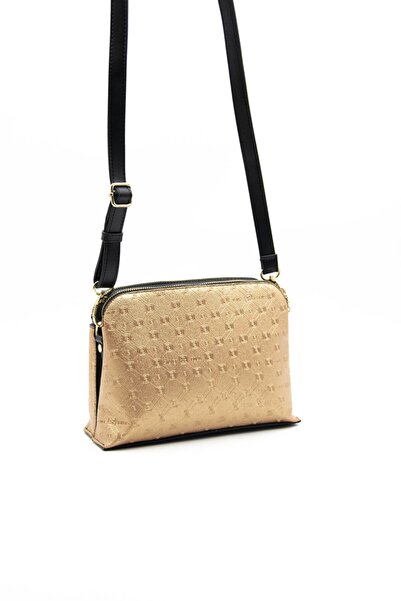 Silver Polo حقيبة كروس للنساء / البنات 623-38755 حقيبة كروس M46 أسود مطفي