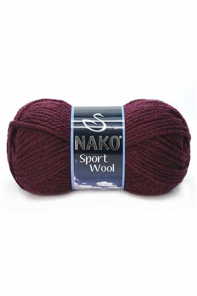NAKO Sport Wool 3718 Dark Güvez Πλεκτό νήμα χειρός