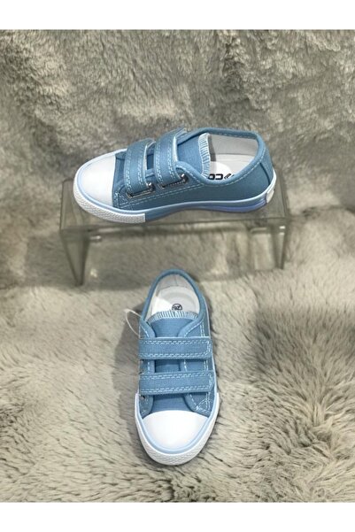 Aysun Ayakkabı Ice Blue Banded Anatomical Sole Children's Shoes