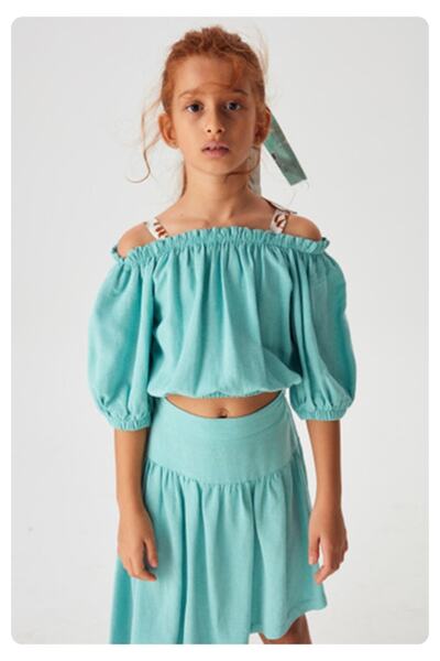 nk kids Girls’ Skirt and Blouse Set