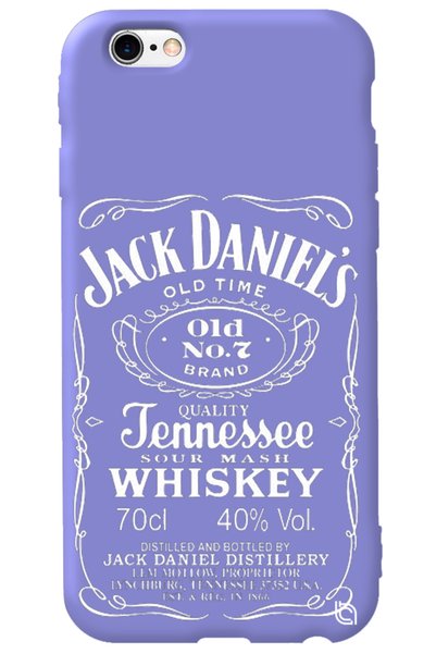 WANNA PROTECT iPhone 6 6S Lilac Colored Premium Velvet Inside Whiskey Pattern...