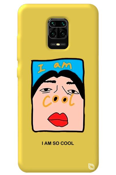 WANNA PROTECT Xiaomi Redmi Note 9S Yellow Color Premium Velvet Inside Cool Pa...