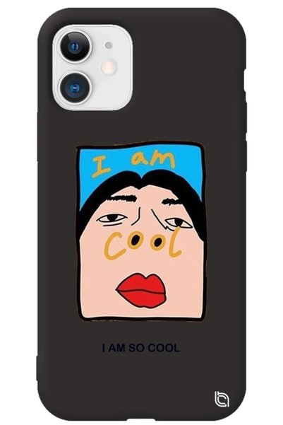 WANNA PROTECT iPhone 11 Black Color Premium Cool Patterned Silicone Phone Cas...