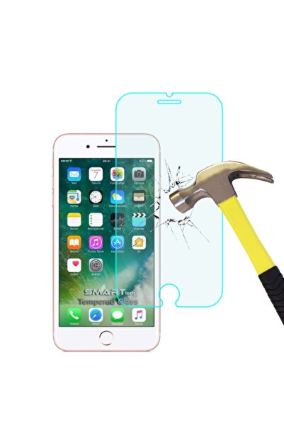Smart Tech Iphone 7 Plus Uyumlu  Temperli Kırılmaz Cam Ekran Koruyucu