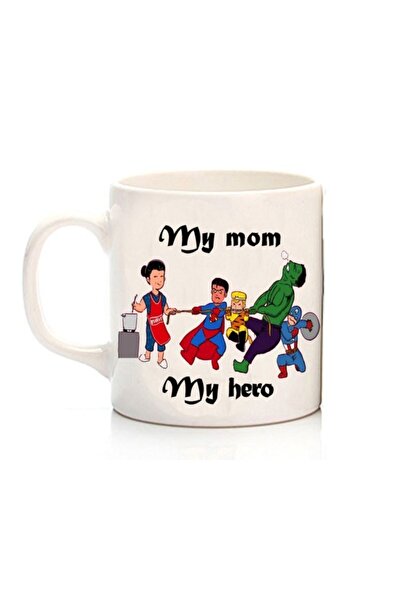 ART HEDİYE My Mom My Hero Two Sided Printed Mug