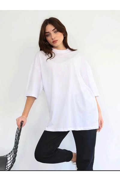İnsane Minds Tricou de bază unisex oversize cu croiala largă