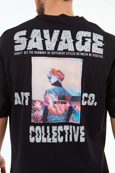 MBEY1989 Mbey Oversize Black Savage Unisex T-shirt