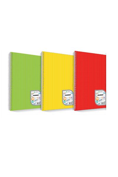 ASLANLAR TİCARET Çınar Colormaxi A4 96 Sheets Spiraled 3 Plaids Notebook