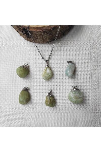 ByKolyeucum قلادة من حجر الزبرجد الطبيعي