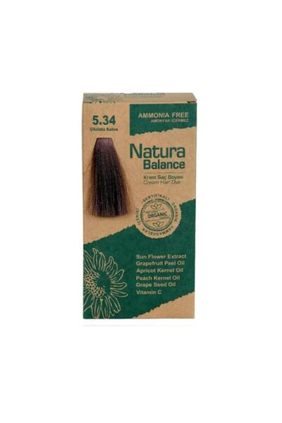 natura Marka: Balance Kit Saç Boyası Çikolata Kahve 5.34 Kategori: Saç Boyası