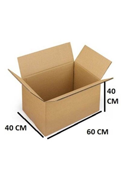 ABK PLASTİK Karton Koli 60x40x40 Taşıma Koli (5AD)