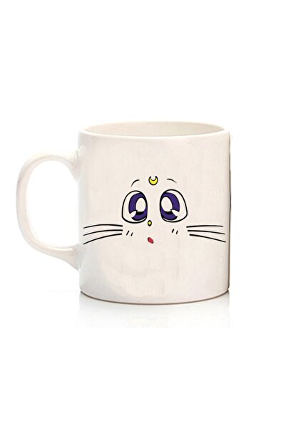 ART HEDİYE كوب أنيمي بحار القمر لونا كات مطبوع على الجانبين