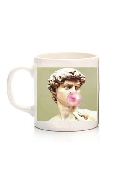 ART HEDİYE مايكل أنجلو - كوب ديفيد بابل جوز مطبوع على الجانبين