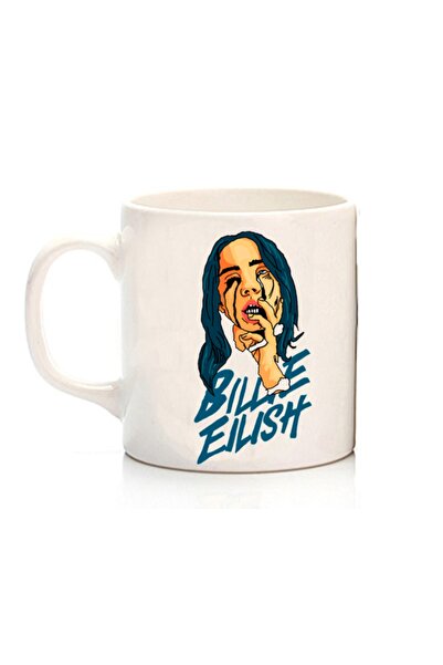 ART HEDİYE كوب بيلي إيليش ذو الشعر الأزرق المطبوع على الجانبين