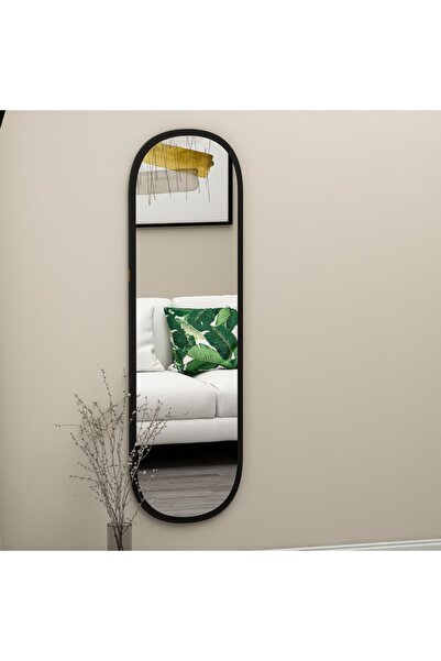 MONEayna Dekoratif Oval Boy Aynası Siyah Asn002