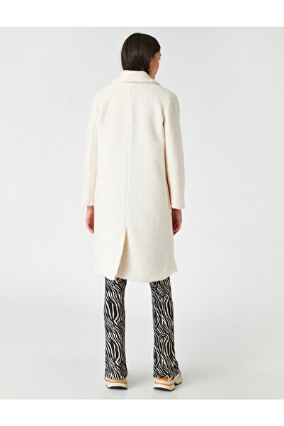 Koton Dlouhý kabát na knoflíky s kapsami