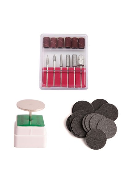 BEAUTY BOX COSMETIC 12-Piece Router Bit Set Combo Set with Foot Rasp Bit Set