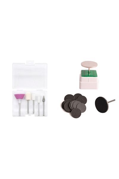 BEAUTY BOX COSMETIC Combo with 5-Piece Polishing Foot Rasp Bit Set