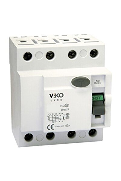 VİKO TRİFAZE KAÇAK AKIM RÖLESİ 4X32 A 30mA