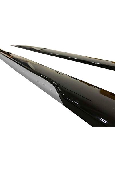 Omg Oto Toyota Corolla 2006-2012 Gri Şeritli Yan Marşpiyel 2 Adet Piona Black