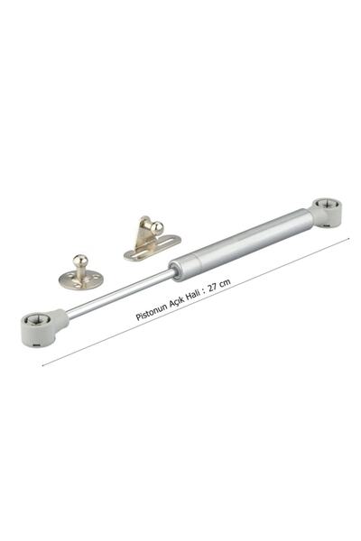 EYM 120 N Gazlı Amortisör Piston Kalkar Dolap Kapakları Için 27 Cm Gri