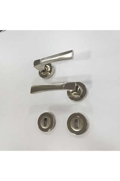 ARON Tuğra Badge Nickel Satin (ROOM, LIVING ROOM, KITCHEN) Door Handle
