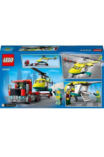 LEGO City Kurtarma Helikopteri Nakliyesi Rescue Helicopter Transport