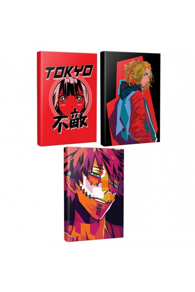 Halk Kitabevi 3 Notebook Fearless - Tokyo Revengers - Surabaya