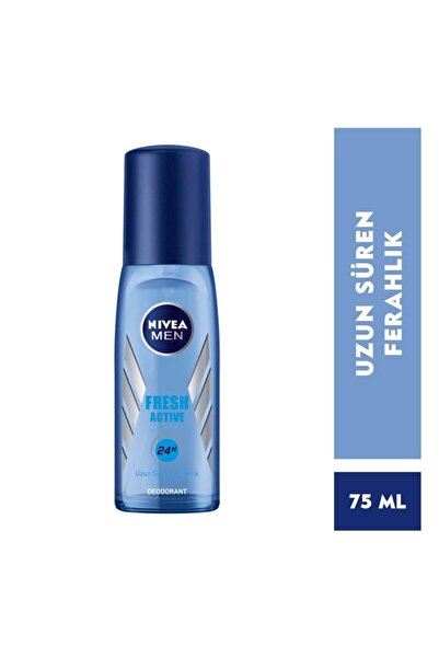 NIVEA Men Fresh Active Sprey Erkek Deodorant 75 ml