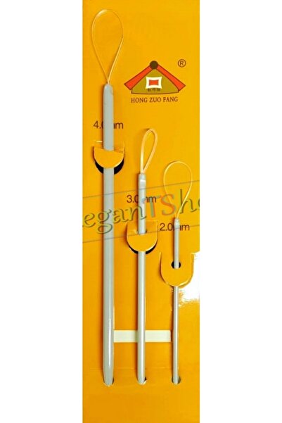 EleganTShoP Misinalı Yün Iğnesi 3 Adetli Set