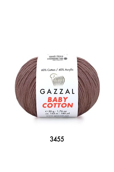 Gazzal Бебешки памук 3455 - Амигуруми пунш 50гр. прежда за ръчно плетене