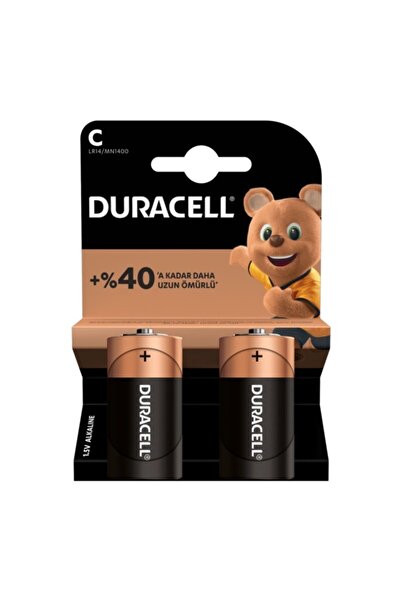 Duracell Pil Orta Boy (c) Lr14/mn1400 1,5 V -2 Li-