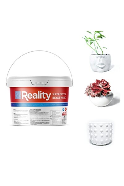 Reality Hızlı Donan Beyaz Hobi Harcı (10 KG.)