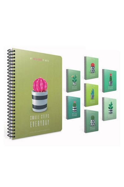 Gıpta Caiet de note cu copertă din carton spiralat Green Book A4 în carouri